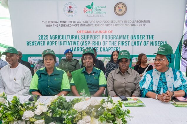 In a landmark step toward food security and grassroots empowerment, the First Lady of Lagos State, Dr. Ibijoke Sanwo-Olu, on Monday disbursed ₦11.4 million to 87 beneficiaries at the official launch of the Lagos Chapter of the Renewed Hope Initiative Agricultural Support Programme (RHI-ASP).